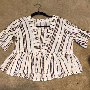 Dress shirt tribal print